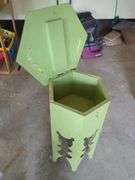 Wood Furniture Including Step Stool, Chair and Storage Table