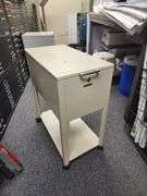 Metal File Cabinet With 2 Drawers And File Cart, 29" x 18" x 24"
