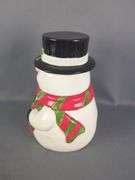 Godinger Christmas Tree Candleholder & Sterling Inc. Snowman Cookie Jar