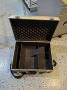 Plastic Drawers And Metal Rolling Cabinet