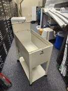 Metal File Cabinet With 2 Drawers And File Cart, 29" x 18" x 24"