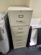 Hon 4-Drawer Upright File Cabinet, Qty 2, Mild Wear