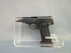 Carl Walther Mod. 4 7.65mm Pistol SN# 175885, 2 Total Mags, In Leather Holster With Belt