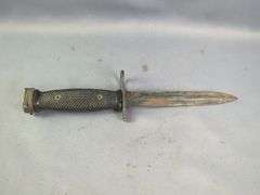 Bayonet, 6.5" Blade, In Scabbard Marked USM8A1, On Web Belt