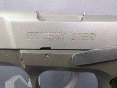 Ruger P89 9x19 Pistol SN# 309-63138, New In Box, Unfired, 2 Total Mags, Paperwork, In Hard Case
