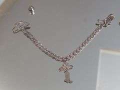 Sterling Silver Western Theme Jewelry Including Cowboy Boot Turquoise Earrings, Charm Sweater Pin And More