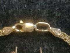 14 Karat Gold Heart Earrings and Medical Bracelet