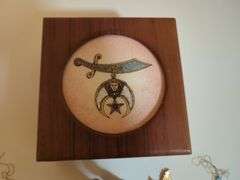Ararat Shrine Jewelry Box with Assorted Costume Jewelry and Figurines
