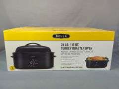 Bella 24 lb / 18 QT Turkey Roaster Oven, With Original Box