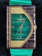 Eagle Quartz Ladies Watch with Malachite Band, Unknown Working Order