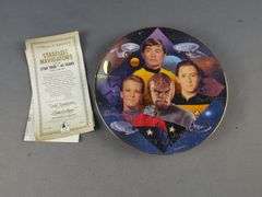 The Hamilton Collection Star Trek Plates