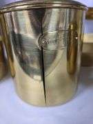 Brass Scale with Canisters and Tray