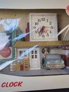 Coca-Cola Clock "Good!" Garage Scene Collectible