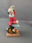 Porcelain Clown Figurines