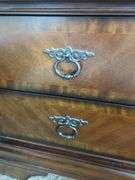 Wood Three Drawer Nightstand, 24" x 25" x 17"