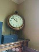 Large Decorative Wall Clock with Easel