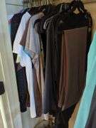 Women's Outerwear, Shirts, Bags, Backpack And More, Contents Of Closet