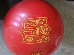 Bowling Balls Including Brunswick NFL Kansas City Chiefs & Ace Both With Bags