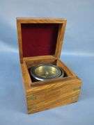 Nautical Compass in Wood Box