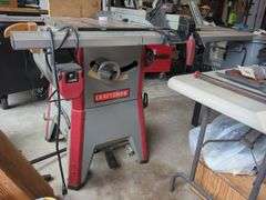 Craftsman 10" Premium Hybrid Table Saw, Bidder Responsible For Proper Removal, Friday Pick Up Only