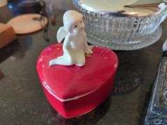 Decorative Lidded Dishes and Trinket Boxes, Qty 4