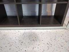 Commercial Stainless Steel Top Work Table, Wood Cubbie NOT Included, Bidder Responsible For Proper Removal