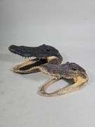 Alligator Heads, Qty 2, 10.5" Long And 8" Long