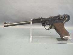 DWM 1918 Artillery Model Luger 9mm Pistol SN# 8107, In Leather Holster