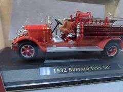 Lucky Die Cast 1/43 Signature Series Fire Engine Models: 1921 Dennis N Type, 1932 Buffalo Type 50, 1938 Dennis Light Four