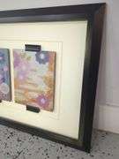 Framed Floral Triptych Wall Art