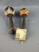Hand-Painted Maracas And Hand Rattles