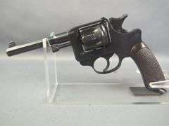 Manufacture d'Armes de Saint-Étienne 1892 Lebel 8mm 6-Shot Revolver SN# L-24113, Dated S 1922, In Leather Holster
