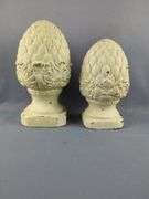 Decorative Ceramic Pinecone Finials