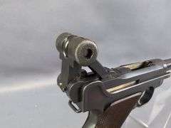 DWM 1916 Luger 9mm Pistol SN# 6833, 2 Total Mags, In Leather Holster On Belt With Imperial German Buckle