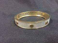Ladies Gold Toned Bracelets Bangles, Cuffs, and Chain Link, Total Qty 14