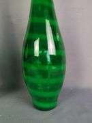 Pair of Green Glass Decanters with Stopper