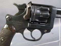 Manufacture d'Armes de Saint-Étienne 1892 Lebel 8mm 6-Shot Revolver SN# L-24113, Dated S 1922, In Leather Holster
