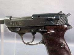 Walther P-38 AC 42 9mm Pistol SN# 9466, 2 Total Mags, In Leather Holster