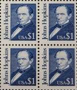 1989 Johns Hopkins $1 US Postage Stamp Sheets