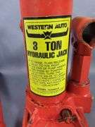 Hydraulic Bottle Jacks: Western Auto 3 Ton & Handy-Andy 1.5 Ton