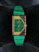 Eagle Quartz Ladies Watch with Malachite Band, Unknown Working Order