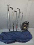 Assorted Golf Clubs with Bags