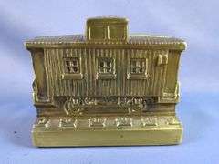 PM Craftsman Brass Train Engine & Caboose Bookends