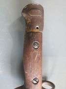 British Enfield Military 12" Bayonet with Wood Handle