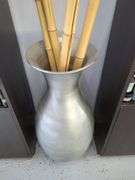 Oversized Vase with Bamboo Stalks
