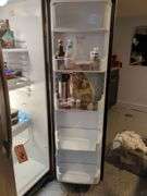GE Profile Stainless Steel Side By Side Refrigerator, Bidder Responsible For Proper Removal