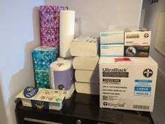 Paper Products Including Facial Tissues, Paper Towels, Gloves