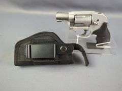 Smith & Wesson 638-3  .38 S&W Spl +P 5-Shot Revolver SN# CMY0132, Marked 'Molon Labe' (Greek For Come And Take Them), In Nylon Holster