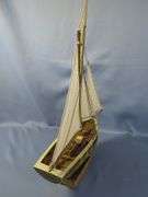 Detailed Model Sailboat Display Piece