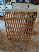 Household Items: Ironing Board, Lasko Heater, Gate, Picture, Laundry Basket & More